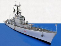 Modello dell'Andrea Doria dopo il
                  restauro