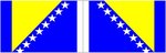 Bandiera della Bosnia ed Erzegovina