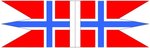 Bandiera della Marina Militare della Norvegia