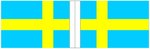 Bandiera della Marina Mercantile della Svezia