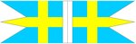 Bandiera della Marina Militare della Svezia