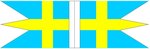 Bandiera della Marina Militare della Svezia