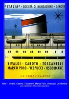 Soc Italia - Navi Vivaldi, Caboto, Toscanelli, Marco Polo, Vespucci, Usodimare