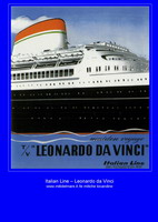 Italian Line - T/v Leonardo da Vinci