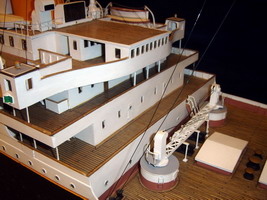 Parte prodiera delle sovrastrutture del Titanic